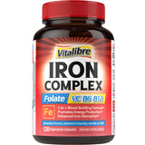 Vitalibre Iron Complex 36mg Iron Bisglycinate front view