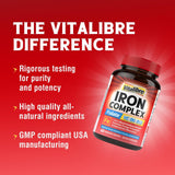 Vitalibre Iron Complex on a wooden table
