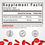 Vitalibre Iron Supplement 65mg ingredients list