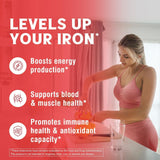 Vitalibre Iron Supplement 65mg tablet in hand