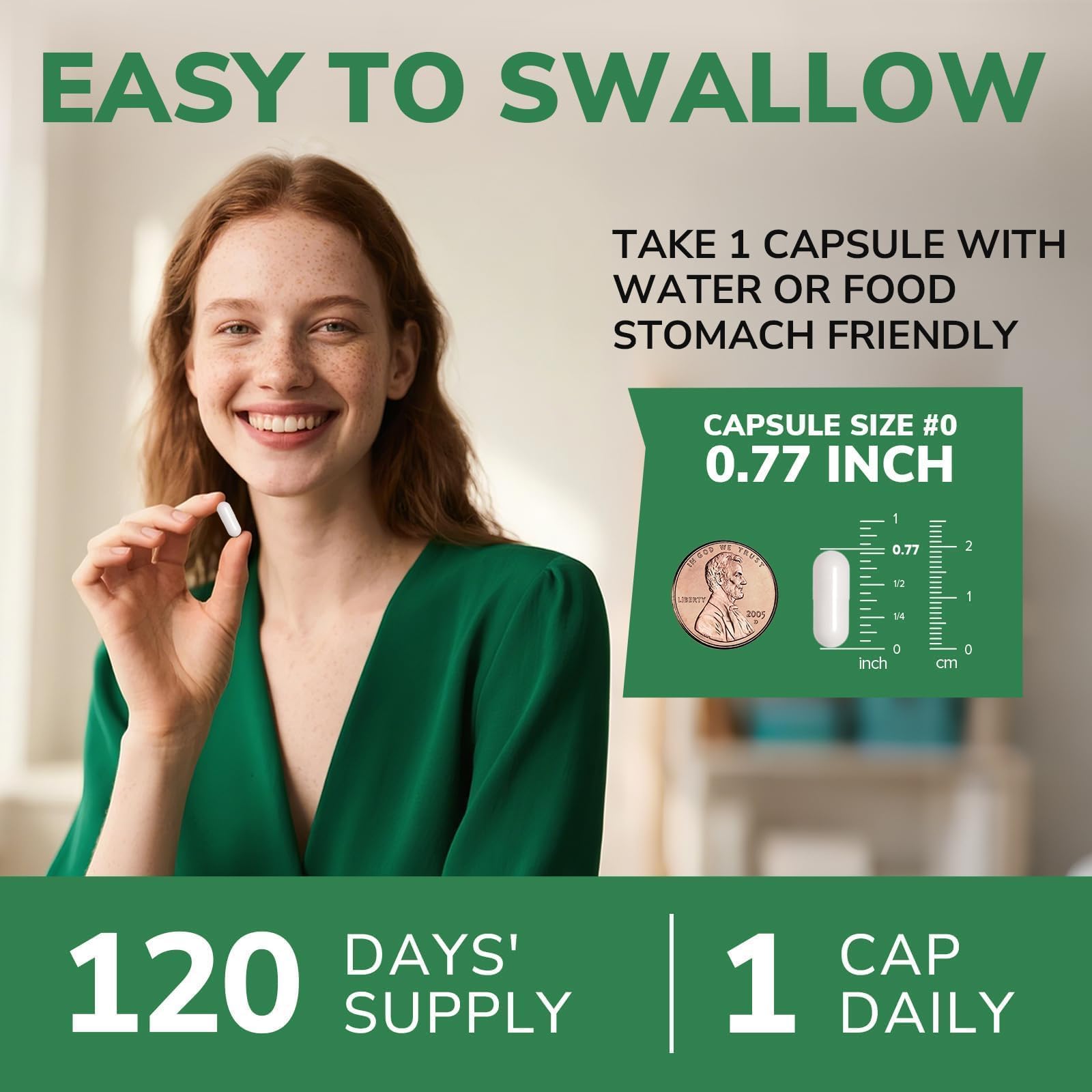 Vitalibre L-Theanine Complex vegan capsules in hand