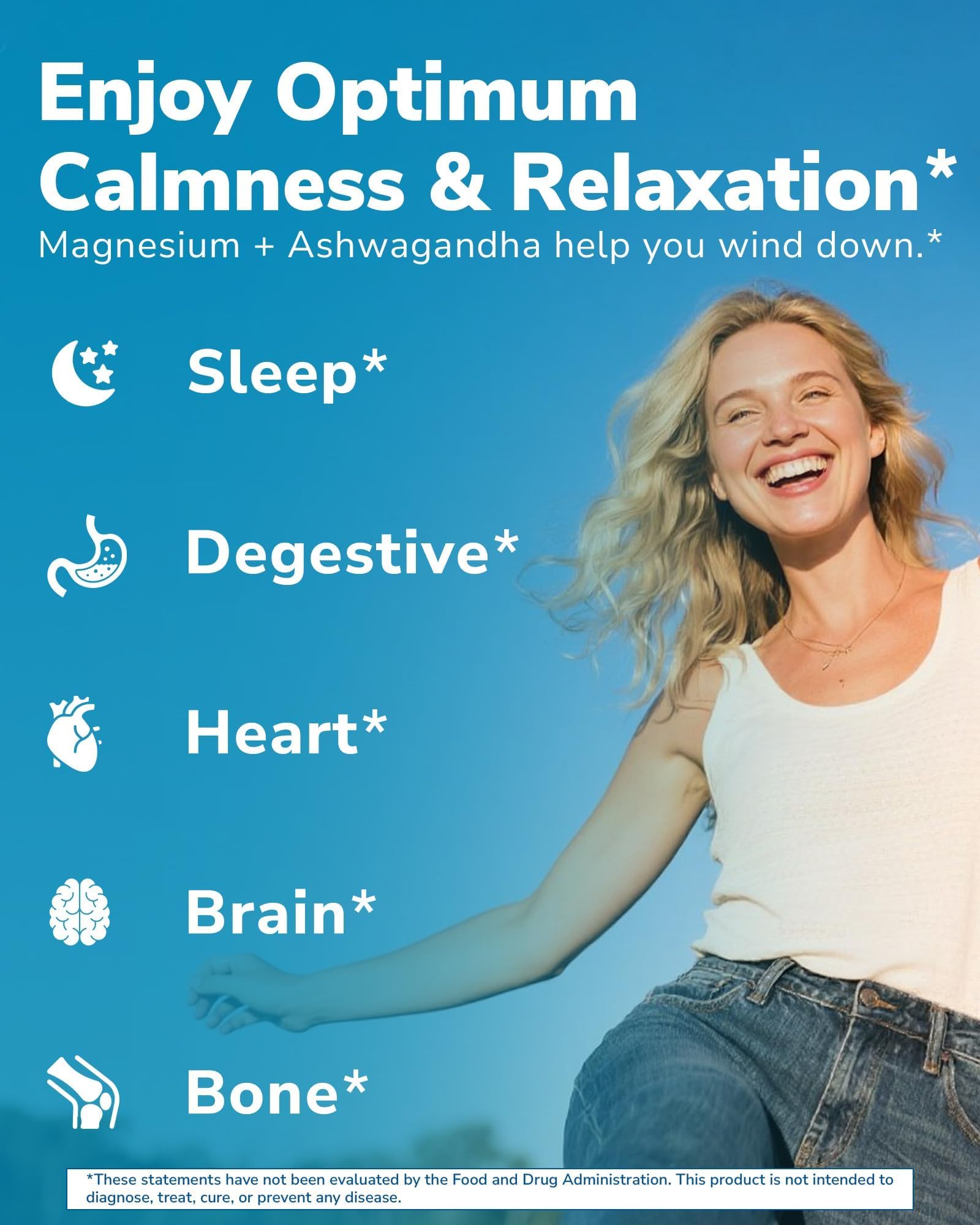 Vitalibre Magnesium Ashwagandha Complex supplement capsules