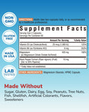 Vitalibre Magnesium Citrate Capsules with a measuring spoon