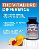 Vitalibre Magnesium Citrate Capsules with vitamins B6 and D3