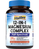 Vitalibre Magnesium Complex 12-In-1 capsules front view