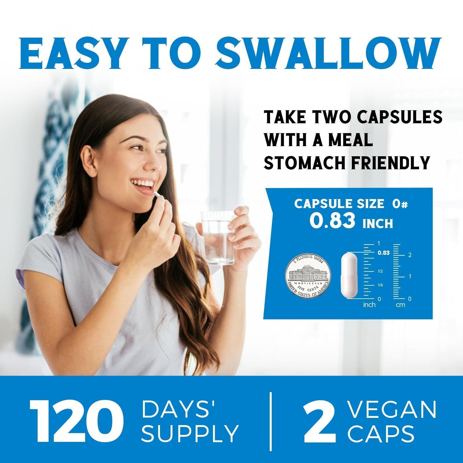 Vitalibre Magnesium Complex 120 capsules with measuring spoon