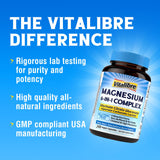 Vitalibre Magnesium Complex 260mg dietary supplement information