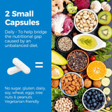 Vitalibre Magnesium Complex capsules on a wooden table