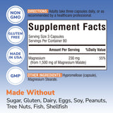 Vitalibre Magnesium Malate 230mg capsules side view
