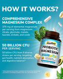 Vitalibre Magnesium Probiotic Complex bottle with measuring spoon