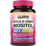 Vitalibre Myo-Inositol & D-Chiro Inositol Capsules front view