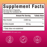 Vitalibre Myo-Inositol & D-Chiro Inositol Capsules side view