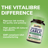 Vitalibre Odorless Garlic supplement in a lifestyle setting