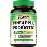 Vitalibre Pineapple Probiotics 300mg front view