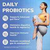 Vitalibre Probiotic Supplement capsules on a wooden surface