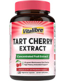 Vitalibre Tart Cherry Capsules 500mg front view