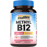 Vitalibre Vitamin B12 1000 mcg fast melting tablets front view