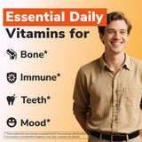 Vitalibre Vitamin D3 softgels on a wooden surface