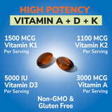 Vitalibre Vitamin K1 Supplement bottle on a wooden table