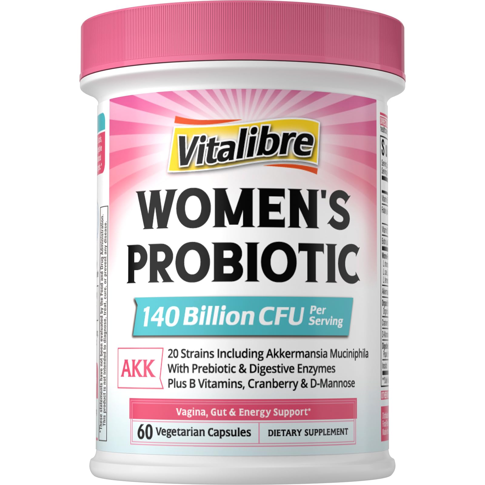 Vitalibre Women's Probiotic Plus 50g front view
