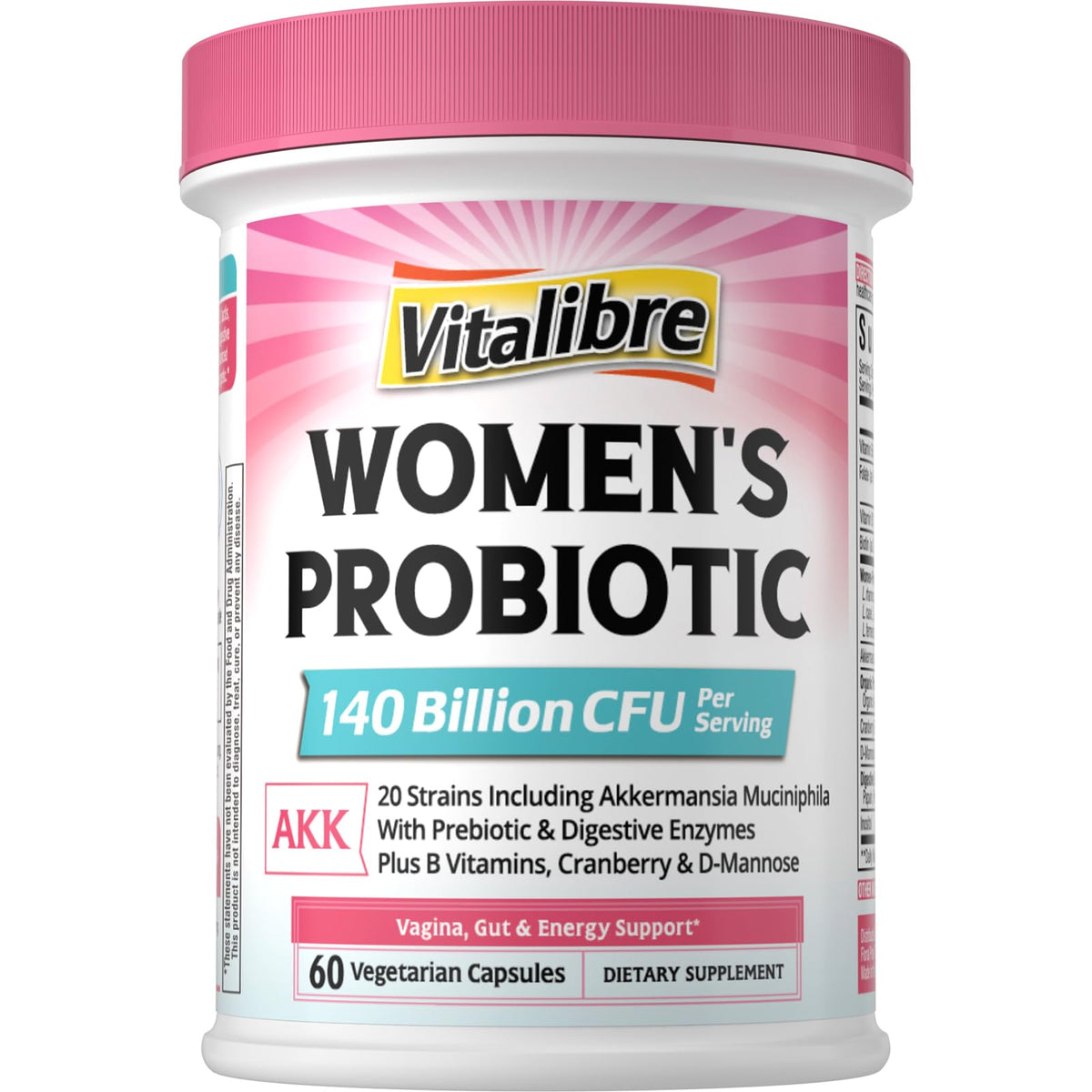 Vitalibre Women's Probiotic Plus 50g front view