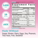 Vitalibre Women's Probiotic Plus 50g side view