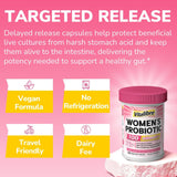 Vitalibre Women’s Probiotics 100 Billion CFU packaging details
