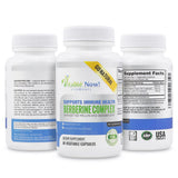 Vitalité Now! Berberine Capsules bottle side view