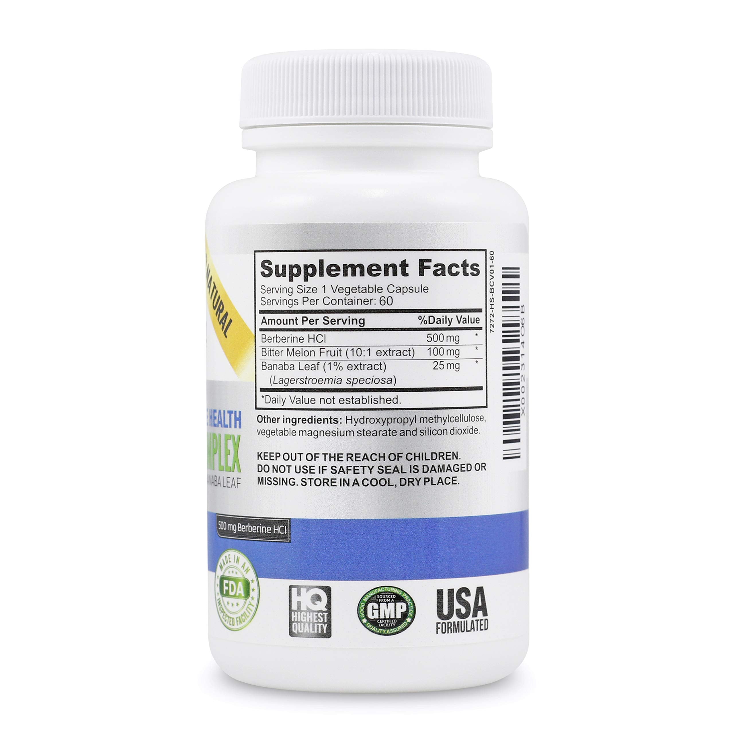 Vitalité Now! Berberine Capsules ingredients list
