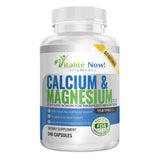 Vitalité Now! Calcium Magnesium Supplement bottle front view