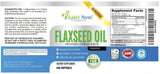 Vitalité Now! Flax Seed Oil bottle with cap