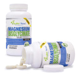 Vitalité Now! Magnesium Bisglycinate Capsules 200mg side view