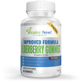 Vitalité Now! Organic Elderberry Gummies front view packaging