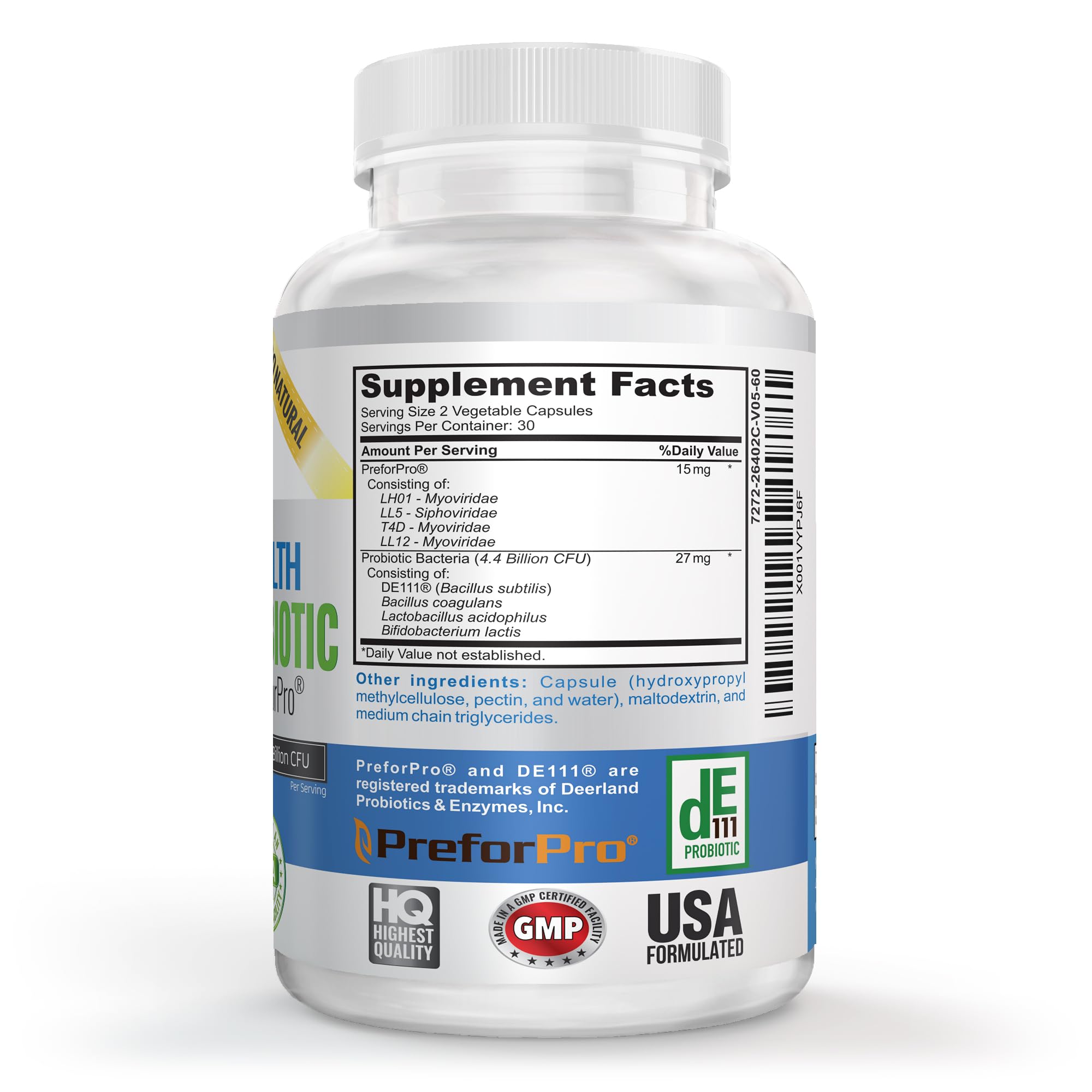 Vitalité Now! Probiotic 41g capsule close-up