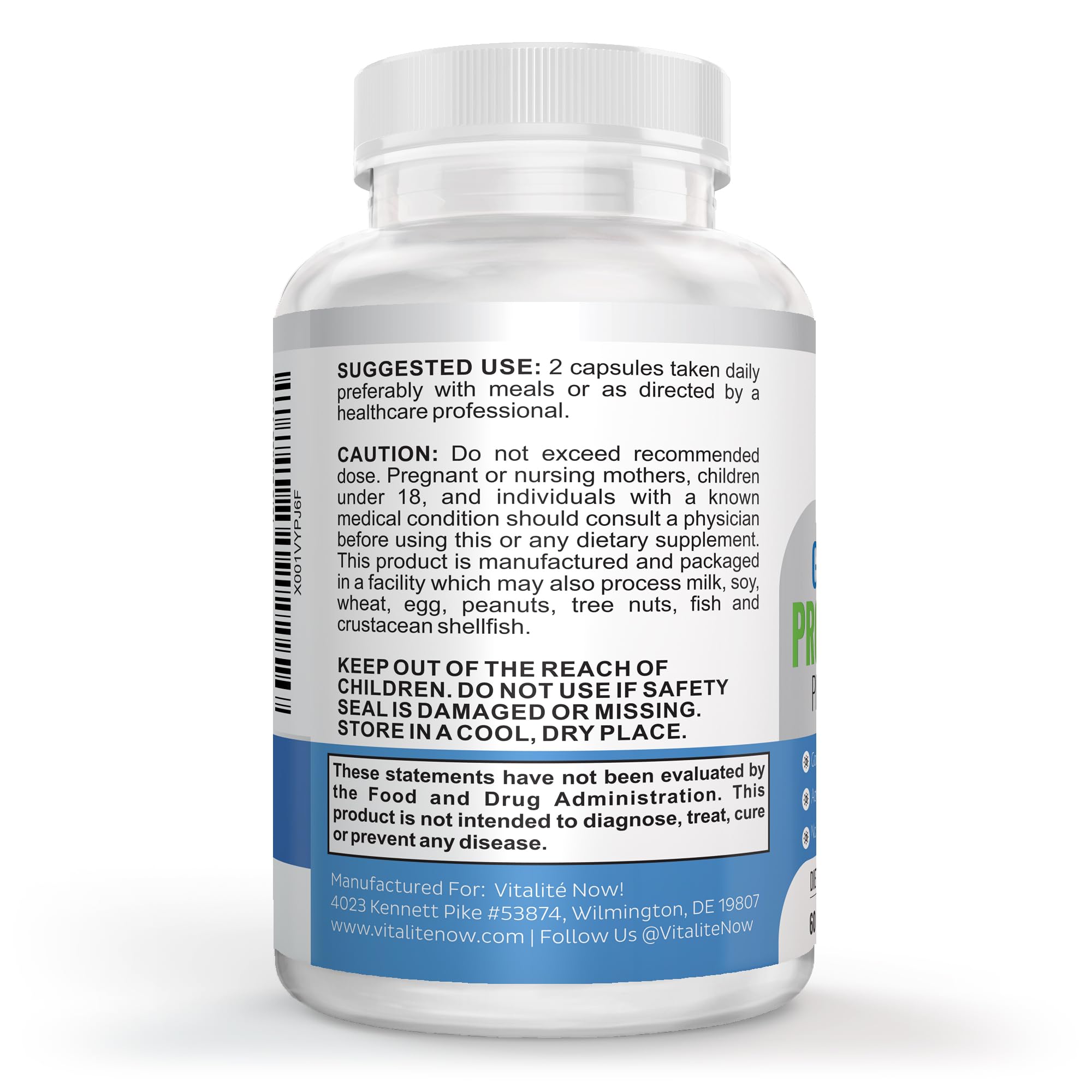 Vitalité Now! Probiotic 41g packaging