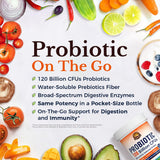Vitalitown Grab&Go Probiotic back view with ingredient list