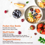 Vitalitown Grab&Go Probiotic bottle with a measuring spoon