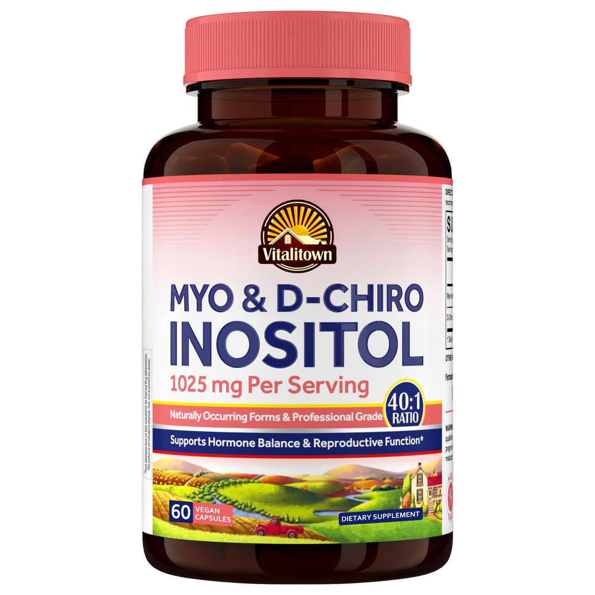Vitalitown Inositol Supplement bottle front view