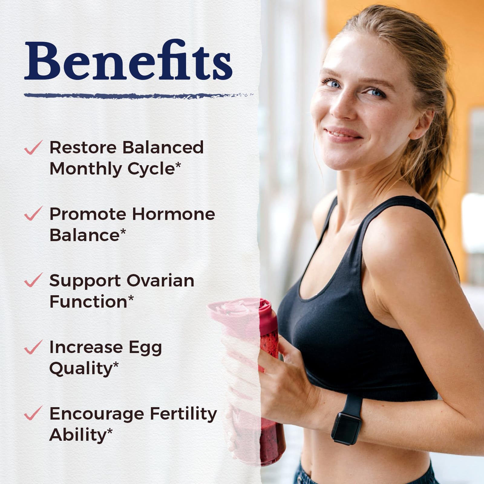 Vitalitown Inositol Supplement bottle with dosage information