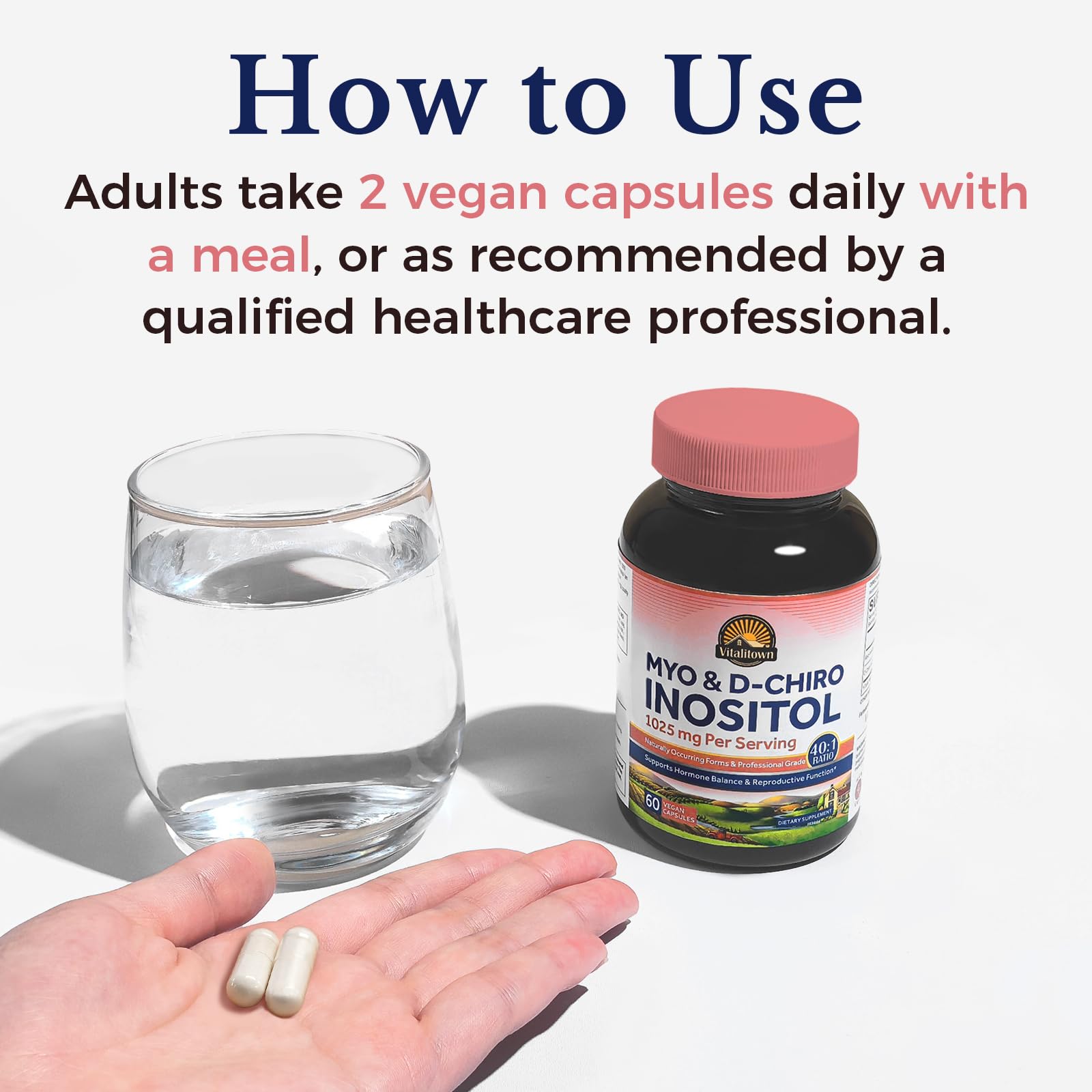 Vitalitown Inositol Supplement ingredients list