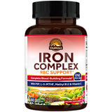 Vitalitown Iron Complex front view of bottle