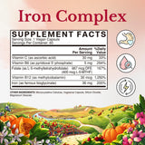 Vitalitown Iron Complex vegan capsule close-up