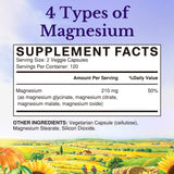Vitalitown Magnesium Complex 210 mg side view of the bottle