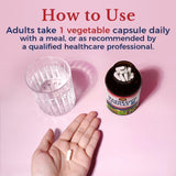 Vitalitown Magnesium Complex capsules with a measuring spoon