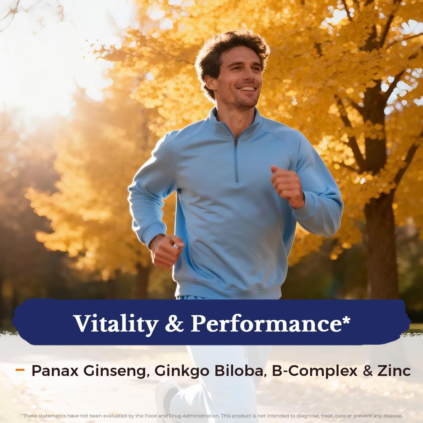 Vitalitown Multivitamin for Men lifestyle scene with fruits