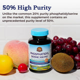 Vitalitown Phosphatidylserine supplement packaging details