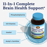 Vitalitown Phosphatidylserine supplement side view