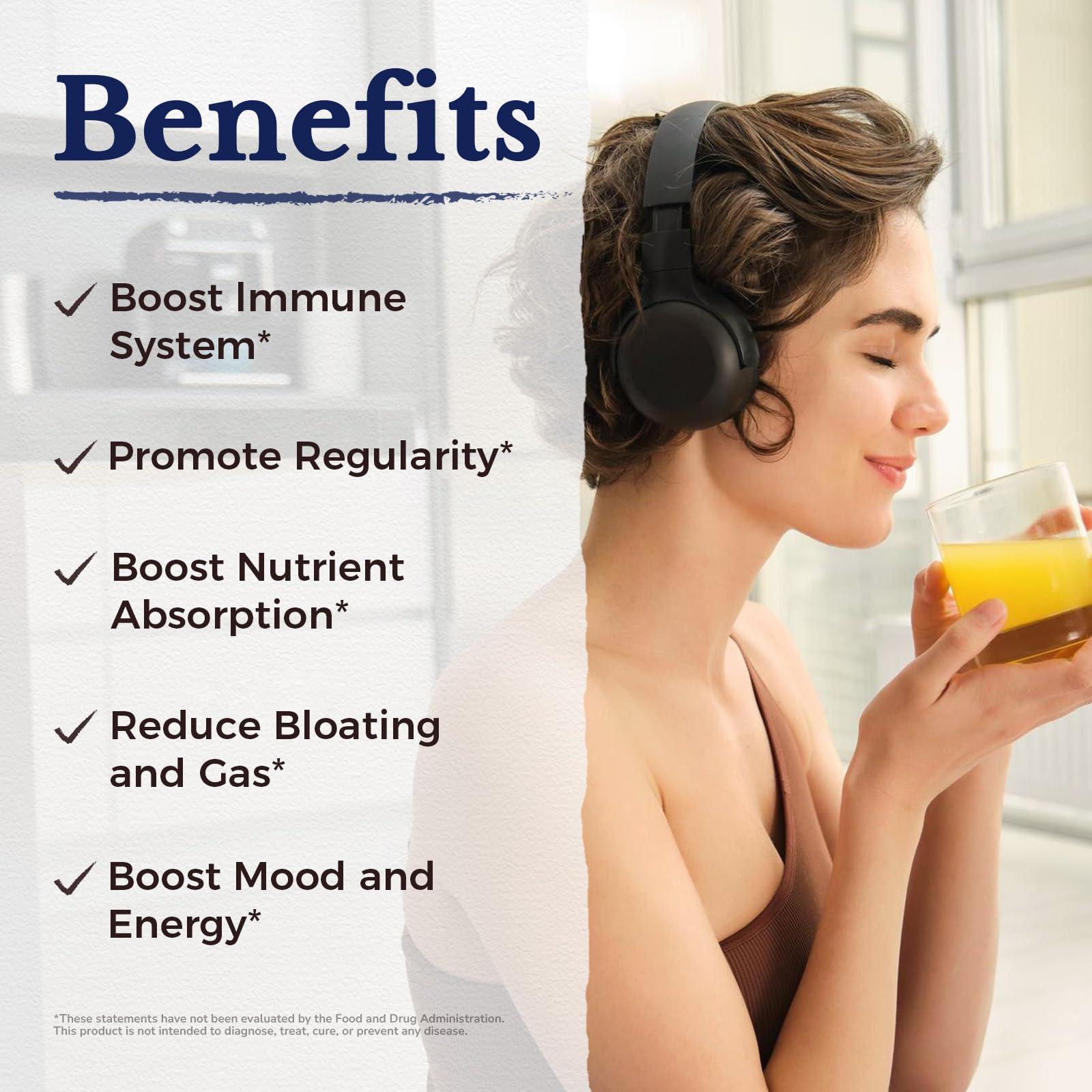 Vitalitown Probiotics 60 Billion CFUs open bottle with capsules