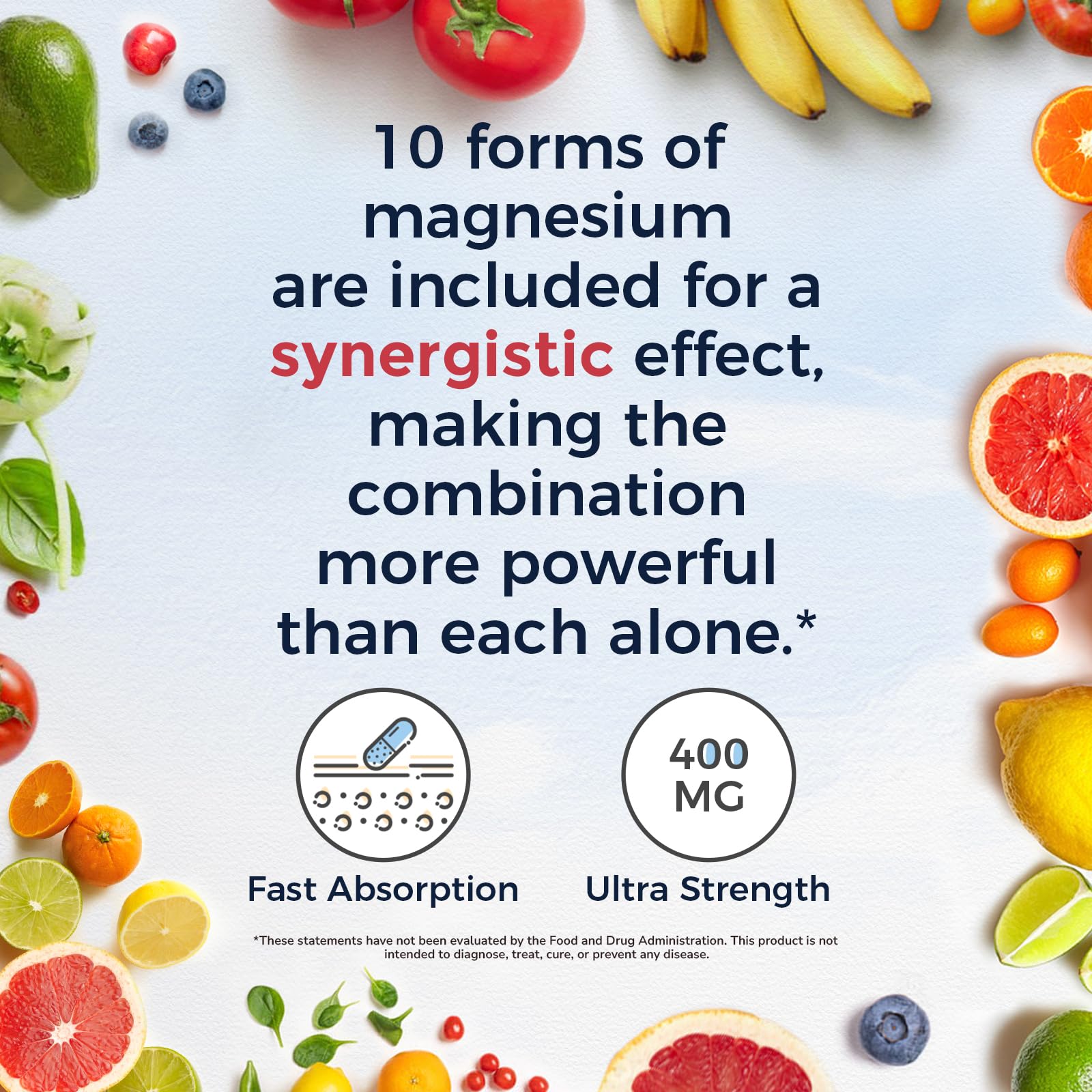 Vitalitown Ultra Strength Magnesium Complex 400mg alongside lifestyle items