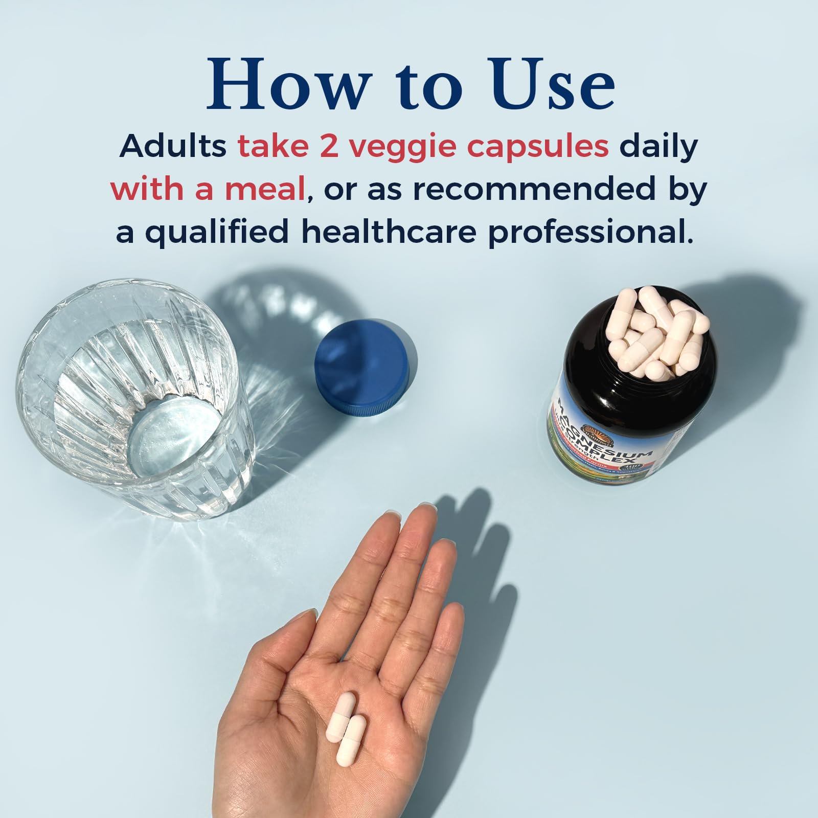 Vitalitown Ultra Strength Magnesium Complex 400mg with measuring spoon